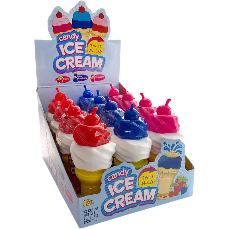 Ice Cream Candy Twist N Lik 12 ct.