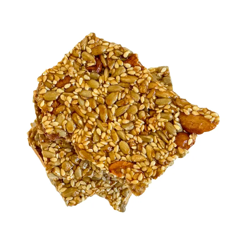 Honey Brittle with Mixed Nuts & Seeds