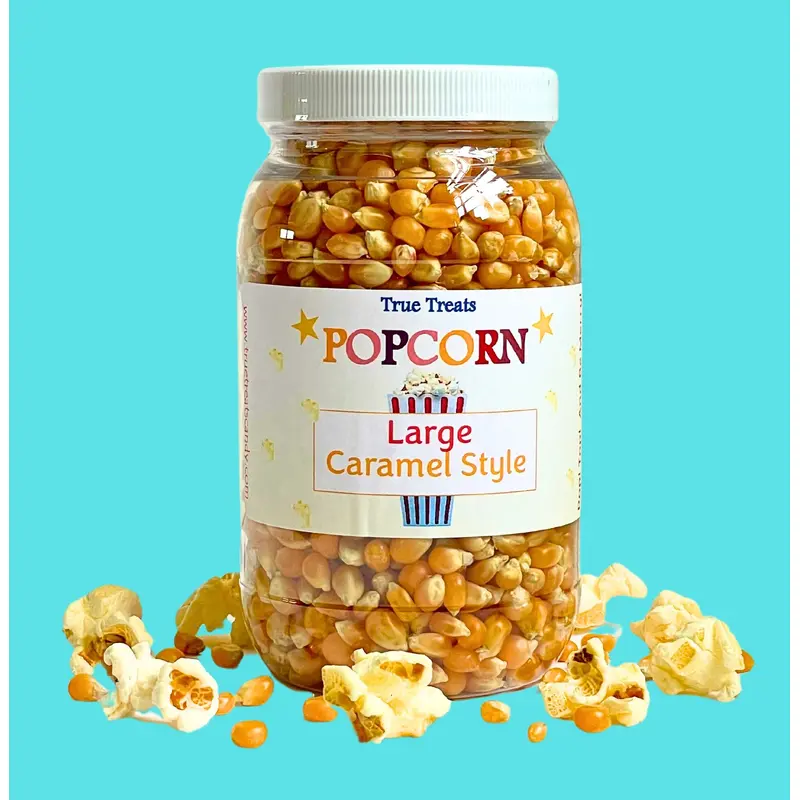 Large Popcorn Kernels (Caramel Style)