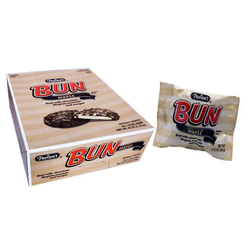 Bun Bar Maple 1.75oz Bar or 24 Count Box