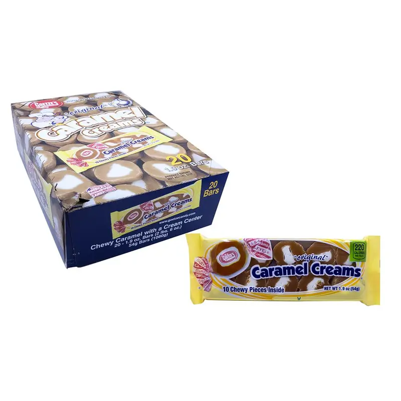 Caramel Creams 1.9oz Candy Bar or 20 Count Box