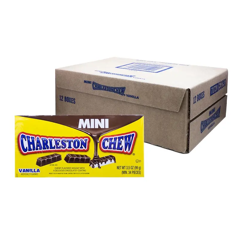 Charleston Chew Minis 3.5oz Theater Box or 12 Count Case