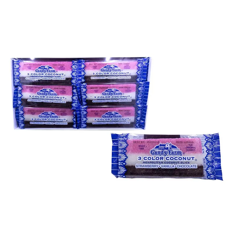 Coconut Bar 3 Color 2.5oz Bar or 24 Count Box