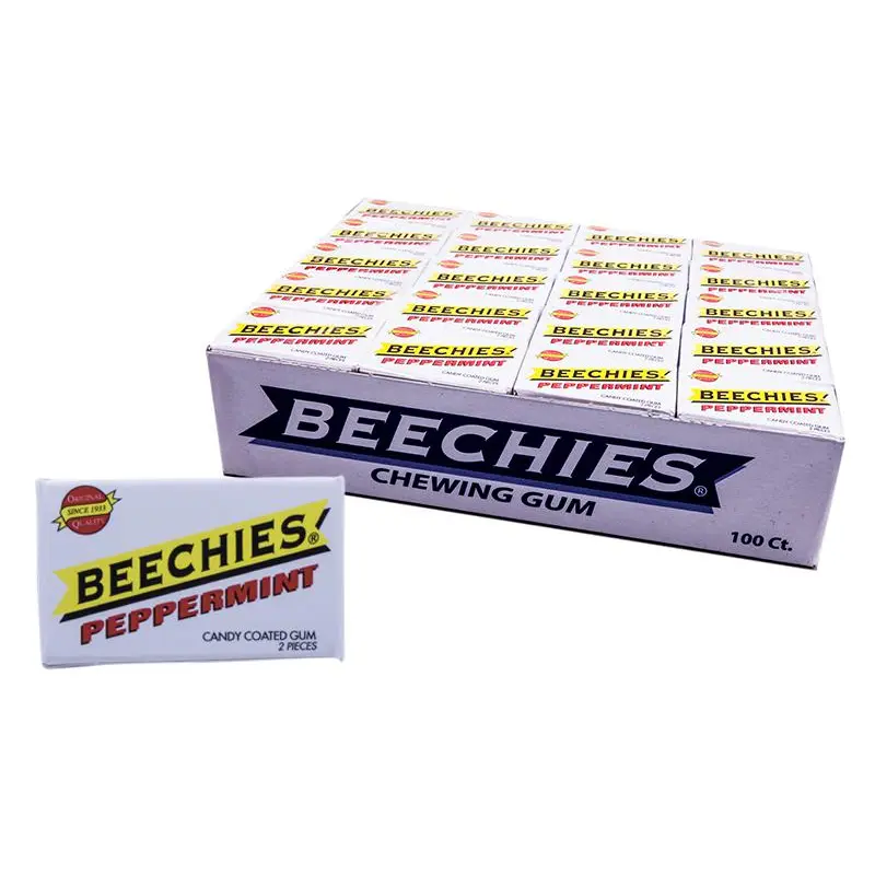 DISCONTINUED ITEM - Beechies Peppermint Gum 2pk 100 Count Box