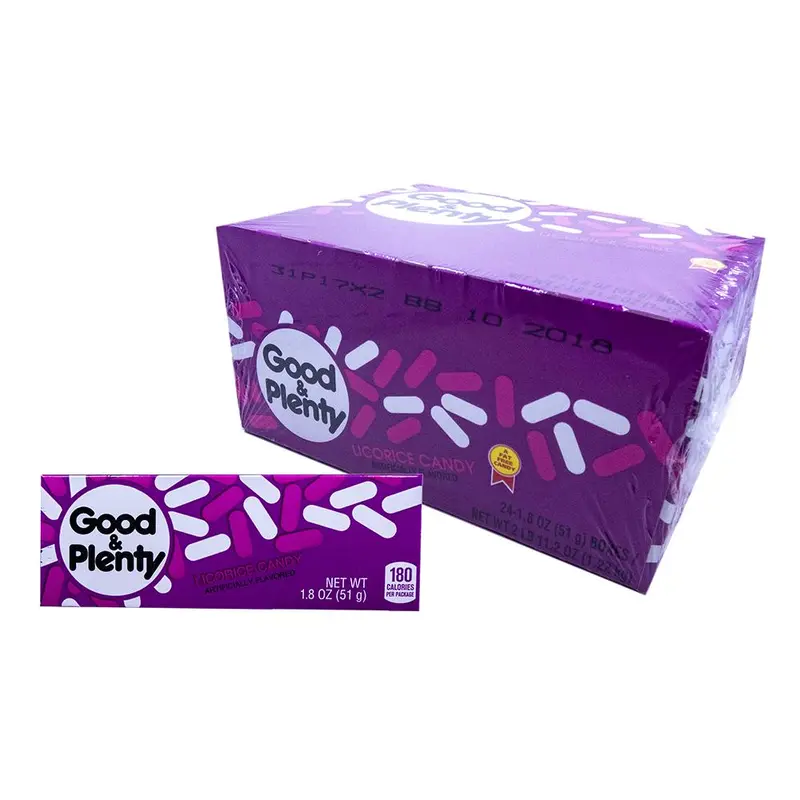 DISCONTINUED ITEM - Good and Plenty 1.8oz or 24 Count Box