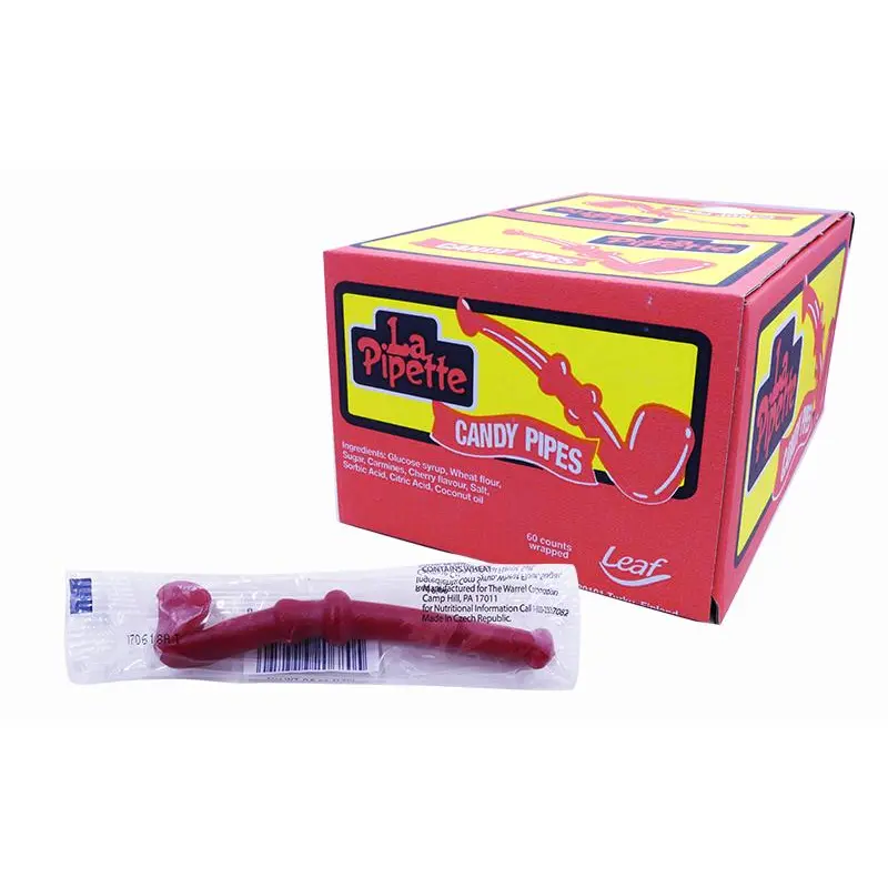 DISCONTINUED ITEM - Licorice Pipe Red 17gr or 60 Count Box