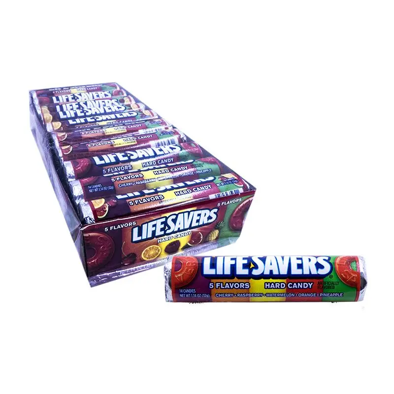 Lifesavers Roll Five Flavor 1.14oz Roll or 20 Count Box