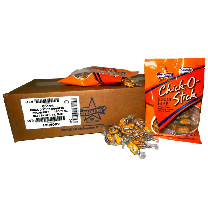Chick O Stick Sugar Free 3.75 oz Bag or 12 Count Box
