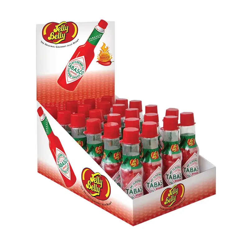 DISCONTINUED ITEM - Jelly Belly Tabasco Bottle 1.5oz or 24 Count Box