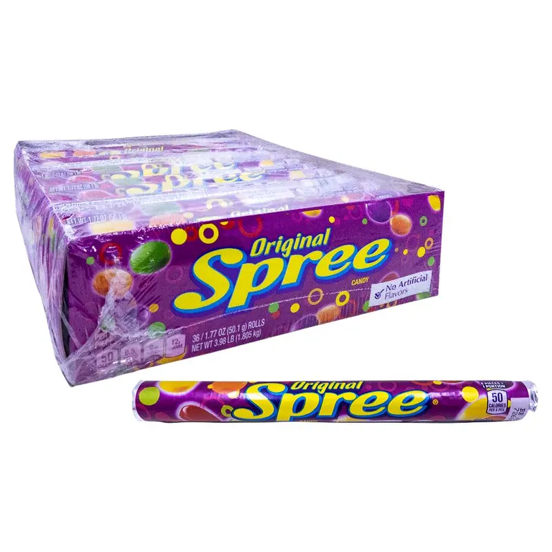 DISCONTINUED ITEM - Spree 1.77oz Candy Roll or 36 Count Box