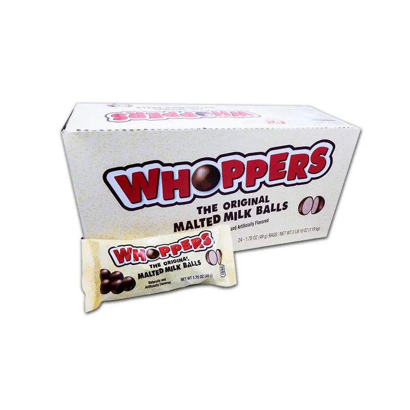 DISCONTINUED ITEM - Whoppers 1.75oz Bag or 24 Count Box