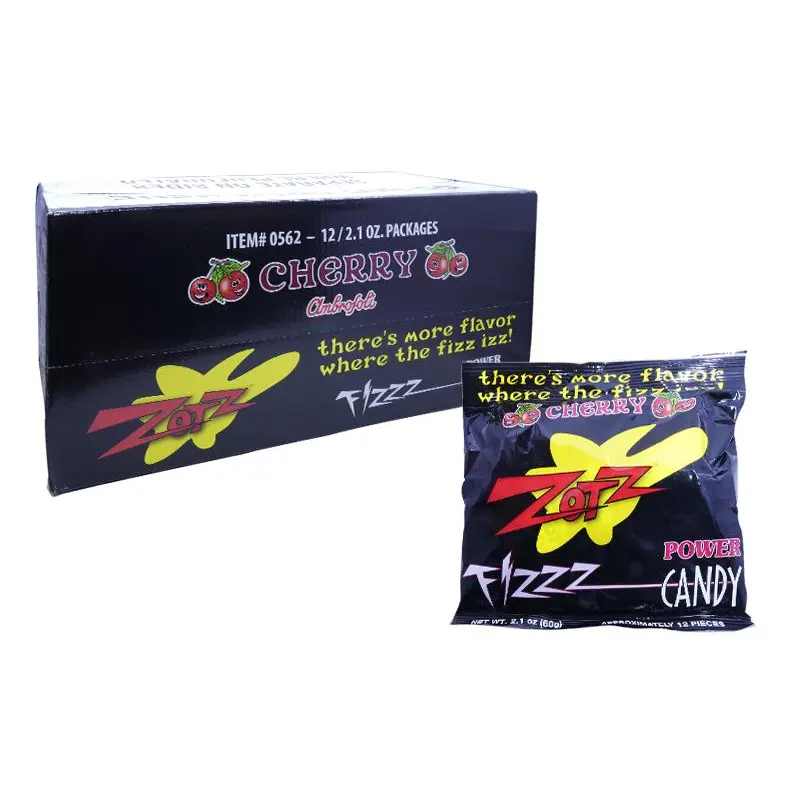 DISCONTINUED ITEM - Zotz Cherry 2.1oz Pack or 12 Count Box