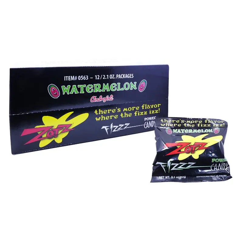 DISCONTINUED ITEM - Zotz Watermelon 2.1oz Pack or 12 Count Box