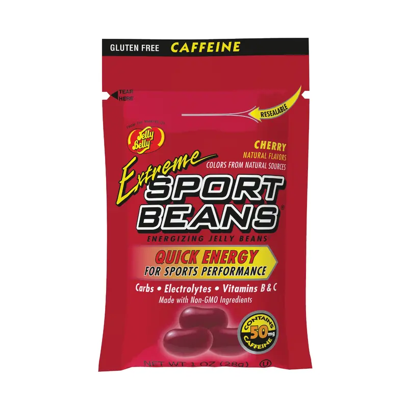 Jelly Belly Sport Beans Cherry 1oz Bag or 24 Count Box