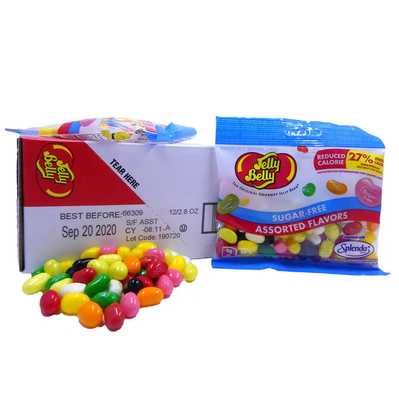Jelly Belly Sugar Free Assorted 2.8oz Bag or 12 Count Box