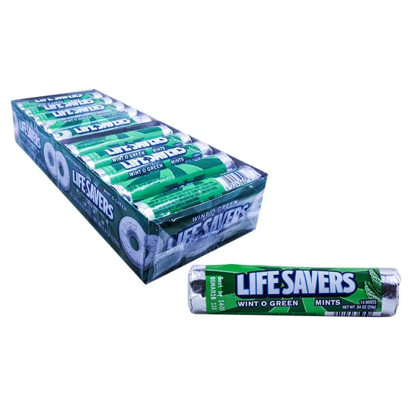 LifeSavers Roll Wint-O-Green .84oz Roll or 20 Count Box