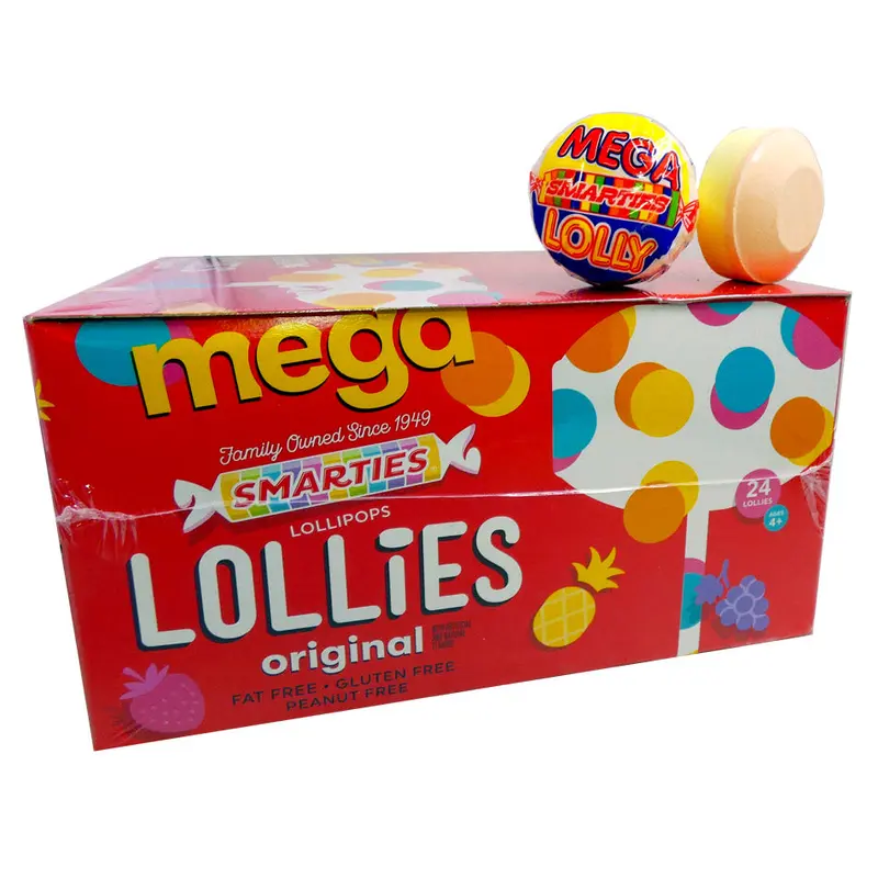 Lollies Mega 1.2oz Sucker or 24 Count Box