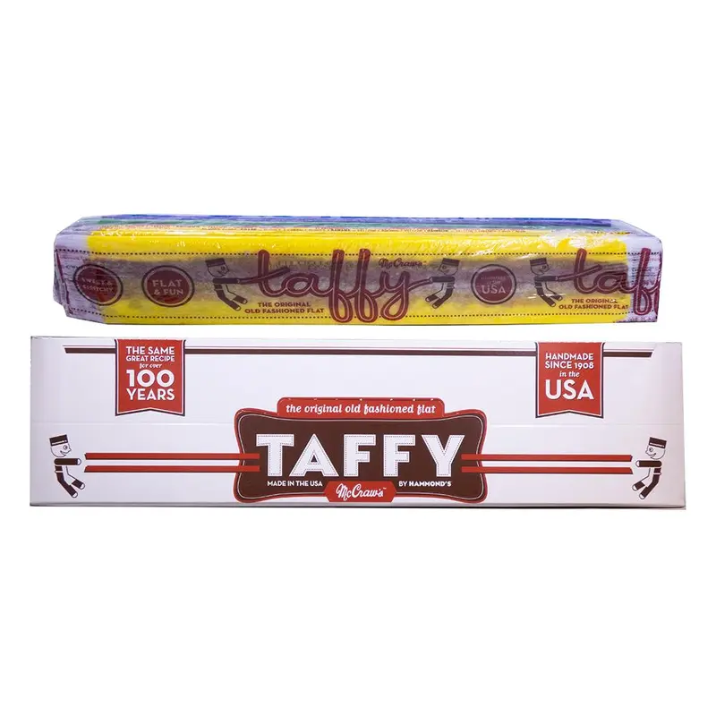 McCraws Taffy .75oz Assorted Flavors 24 Count Box