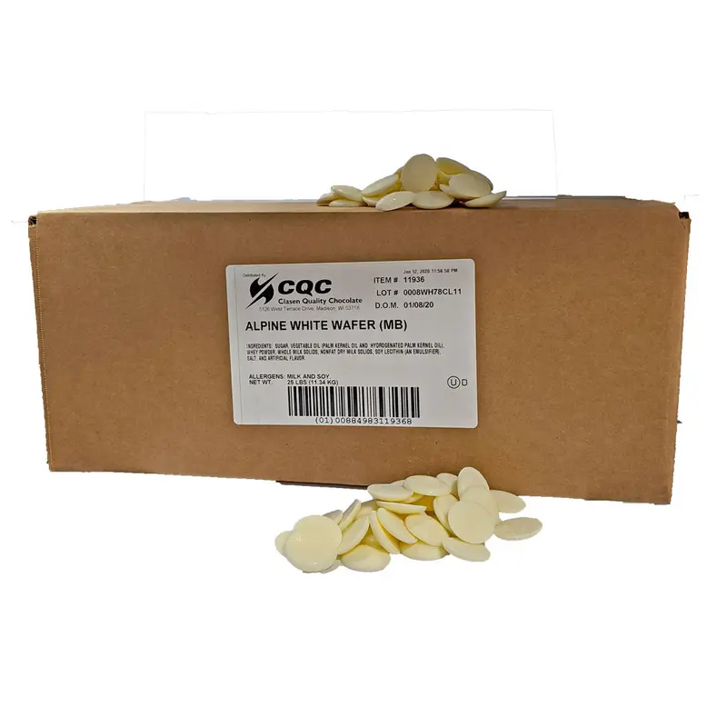 Melting Wafers White Chocolate 1lb