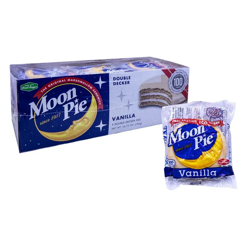 Moon Pie Double Decker Vanilla 2.75oz or 9 Count Box