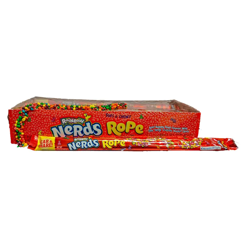 Nerds Rope Rainbow .92oz Rope or 24 Count Box