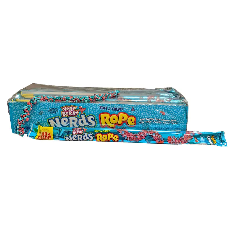 Nerds Rope Very Berry .92oz Rope or 24 Count Box