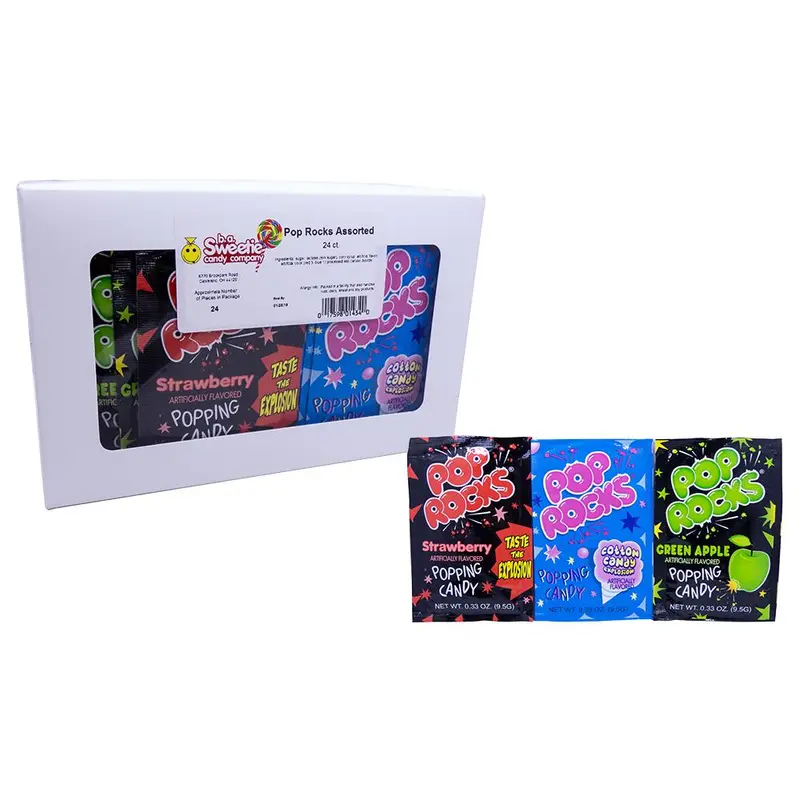 Pop Rocks .33oz Assorted 24 Count Box
