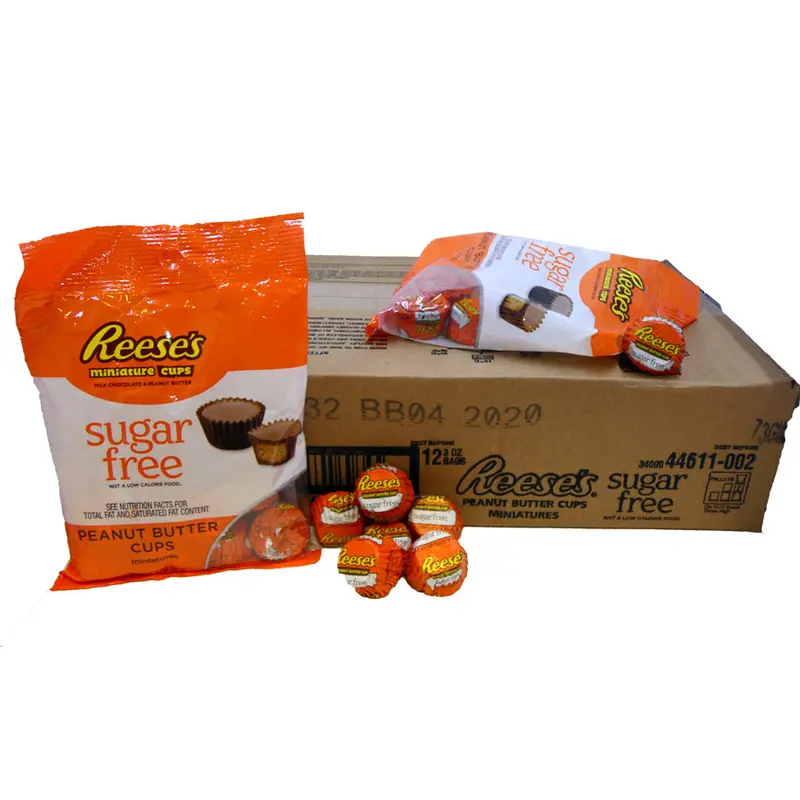 Reese's Sugar Free Peanut Butter Cup Miniatures 3oz Bag or 12 Count Box