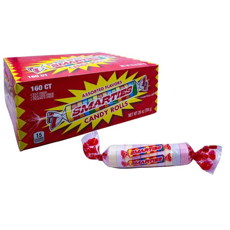Smarties .167oz Roll 160 Count Box