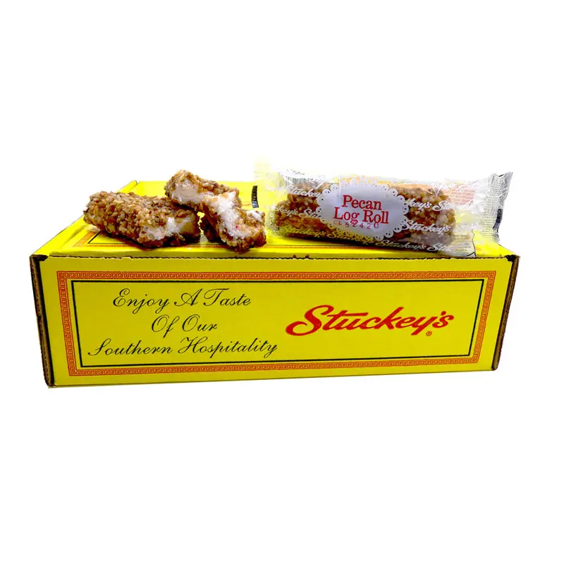 Stuckey's Pecan Log Roll 2oz Bar or 24 Count Box