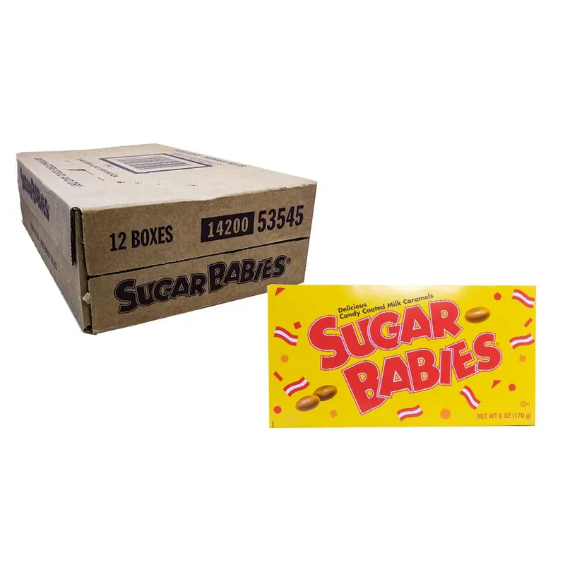 Sugar Babies 6oz Theater Box or 12 Count Case