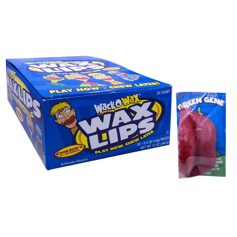 Wax Lips .5oz Piece or 24 Count Box