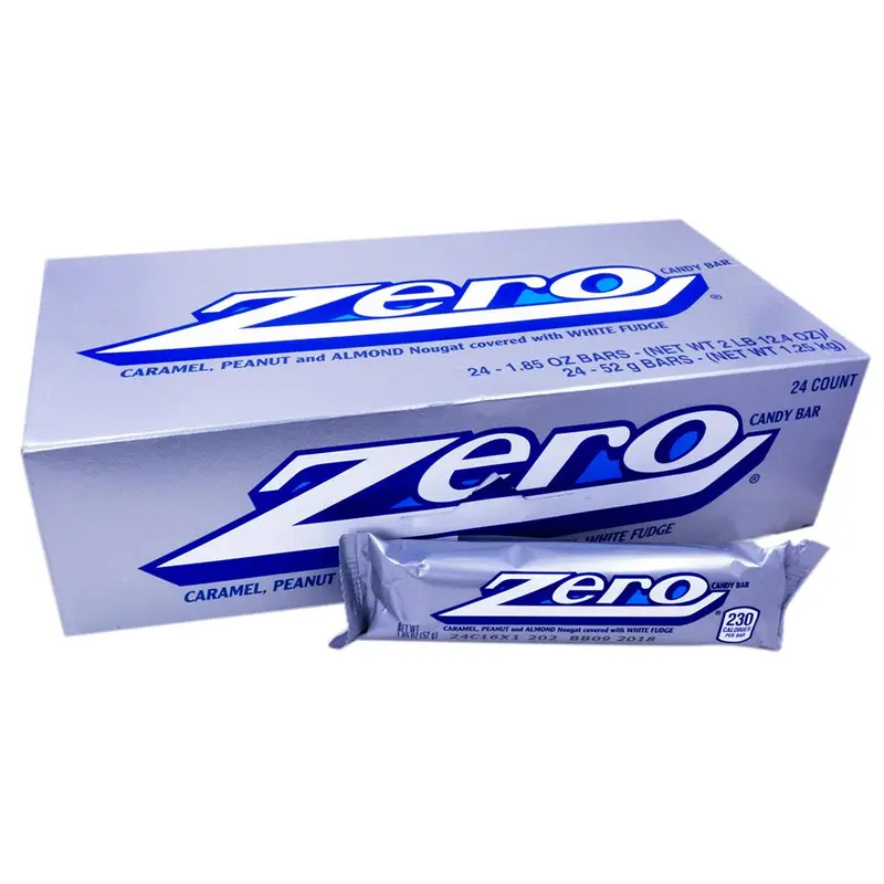 Zero 1.85oz Candy Bar or 24 Count Box
