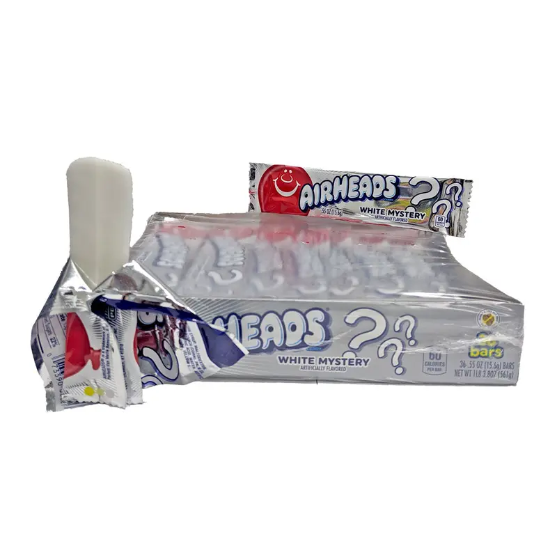 Airheads White Mystery .55oz Bar or 36 Count Box