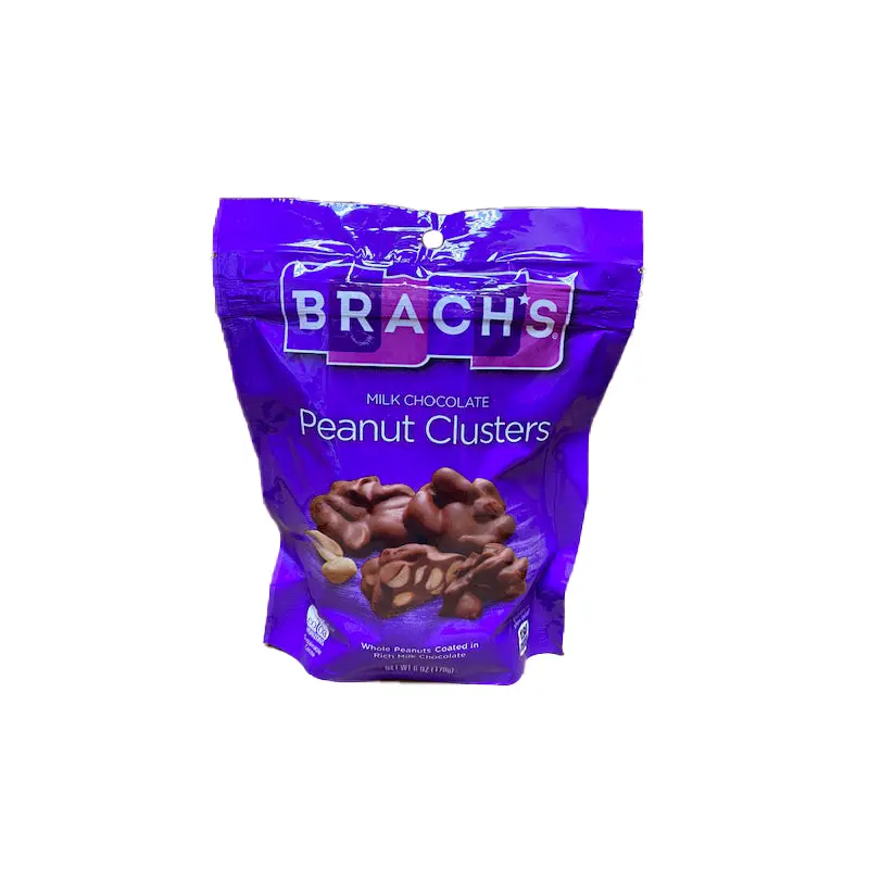 DISCONTINUED ITEM - Brach's Chocolate Peanut Clusters 6oz Peg Bag or 8 Count Box