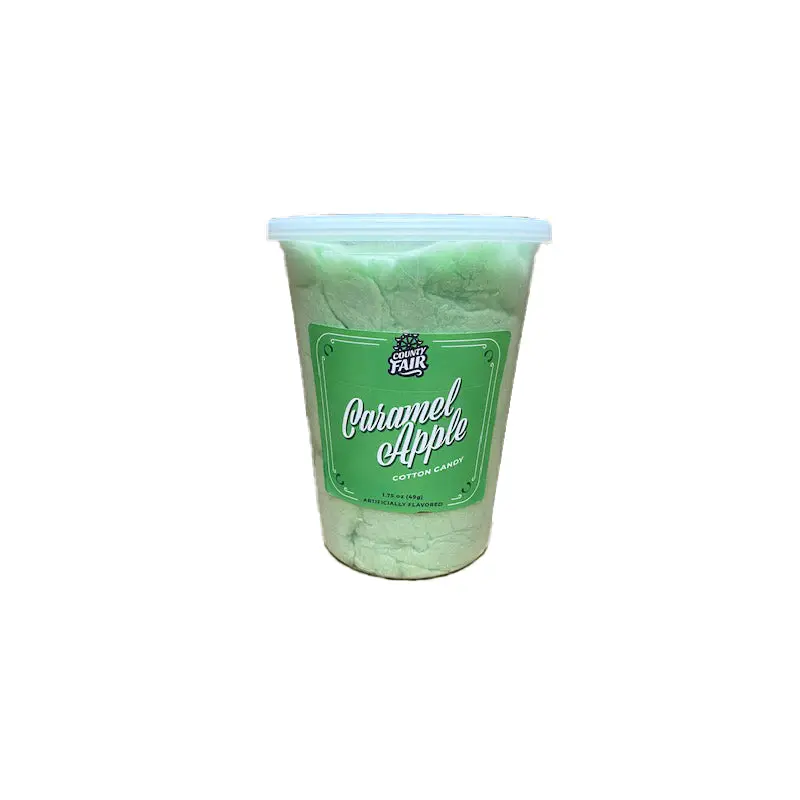 DISCONTINUED ITEM - Cotton Candy Caramel Apple 1.75oz Tub