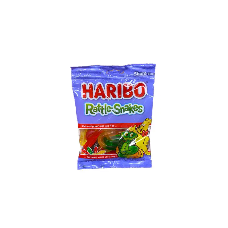 DISCONTINUED ITEM - Haribo Rattlesnakes 5oz Bag or 12 Count Box