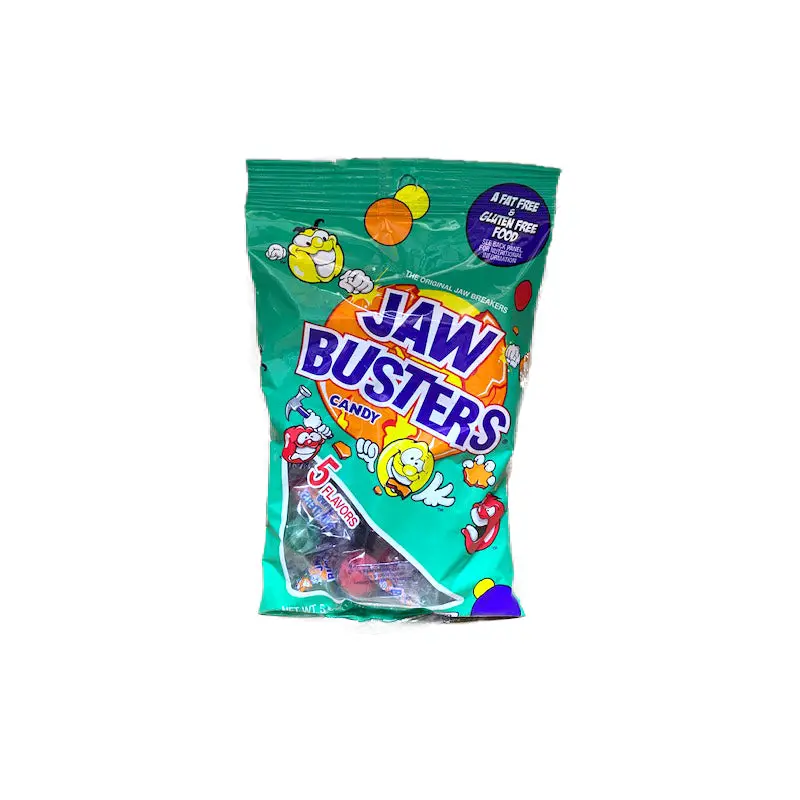 DISCONTINUED ITEM - Jawbusters (Jaw Breakers) 5.5oz Peg Bag or 12 Count Box