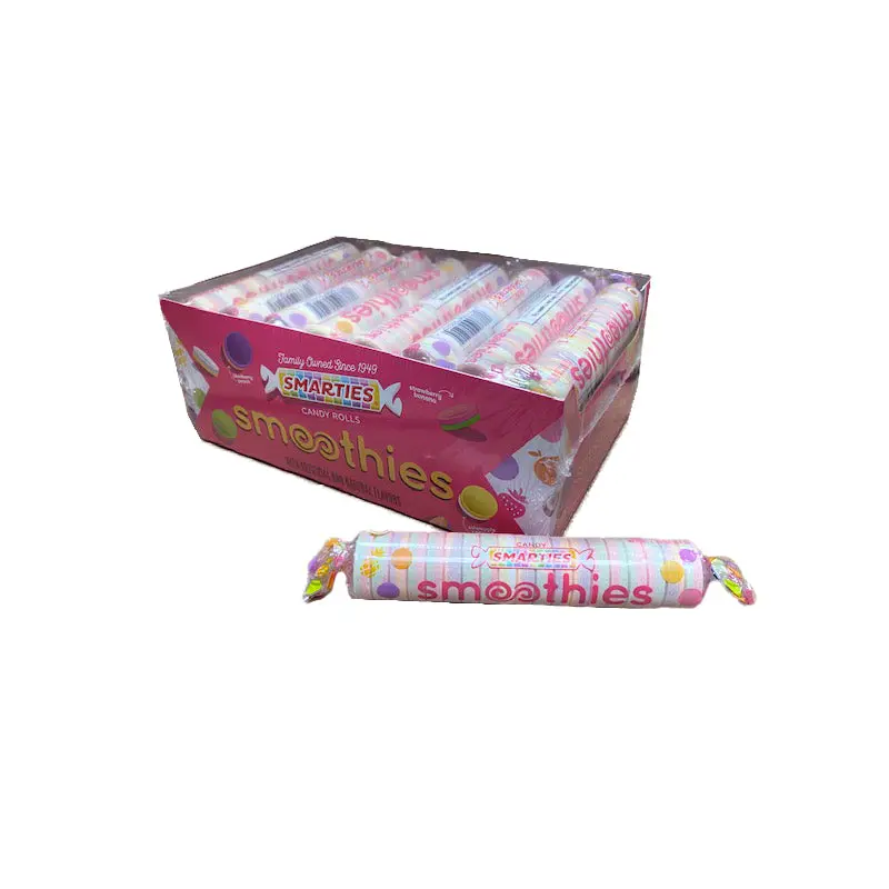 DISCONTINUED ITEM - Smarties Smoothies 2.25oz Mega Roll or 24 Count Box