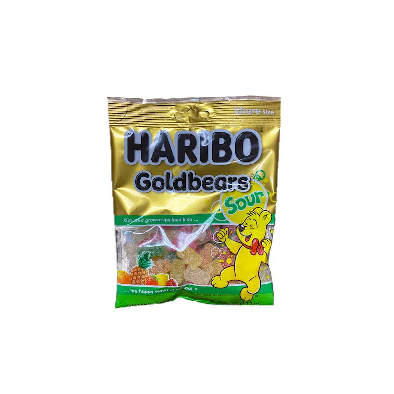 Haribo Gold Bears Sour 5oz Bag or 12 Count Box