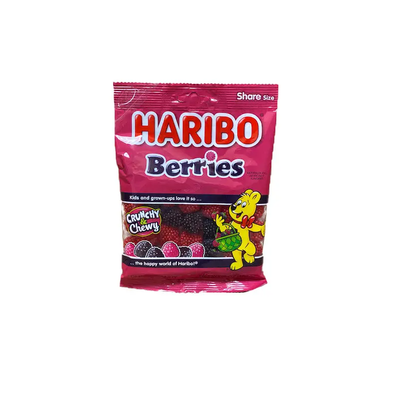 Haribo Raspberries 5oz Bag or 12 Count Box