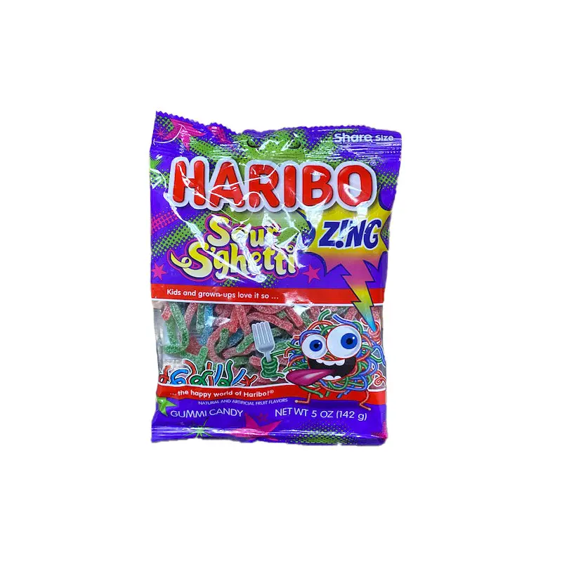 Haribo S'ghetti Sour 5oz Bag or 12 Count Box