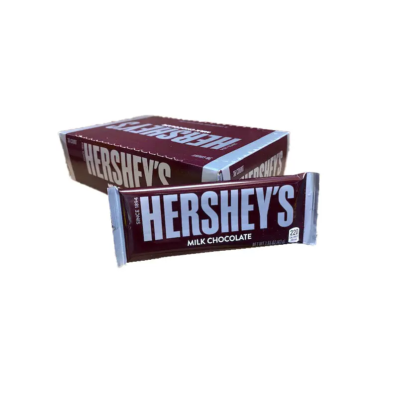 Hershey's Milk Chocolate 1.55oz Candy Bar or 36 Count Box
