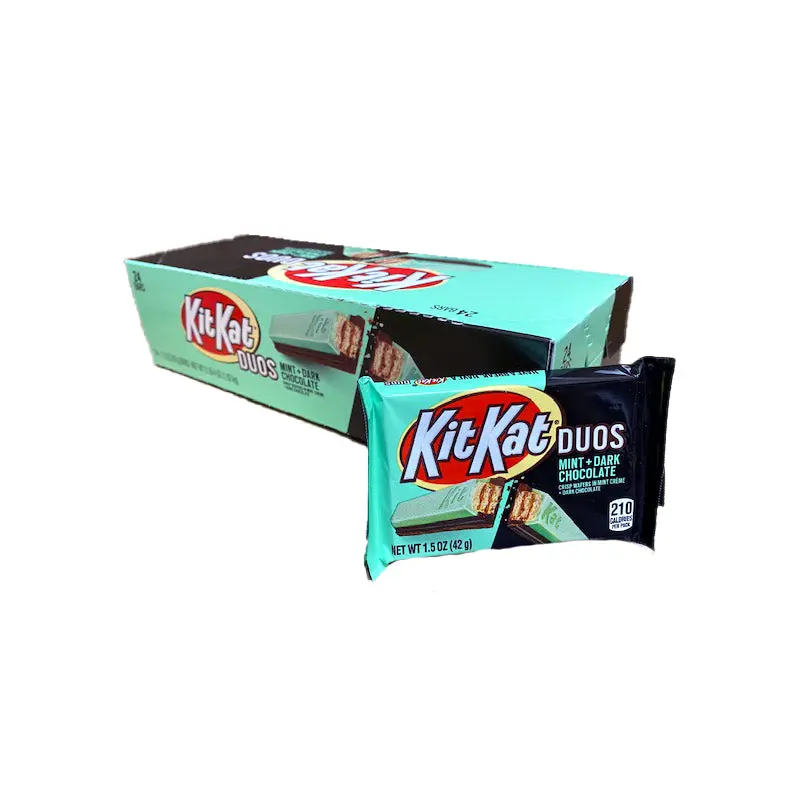 Kit Kat Duos Mint & Dark Chocolate 1.5oz Candy Bar or 24 Count Box