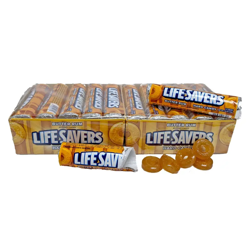 LifeSavers Roll Butter Rum 1.14oz Roll or 20 Count Box