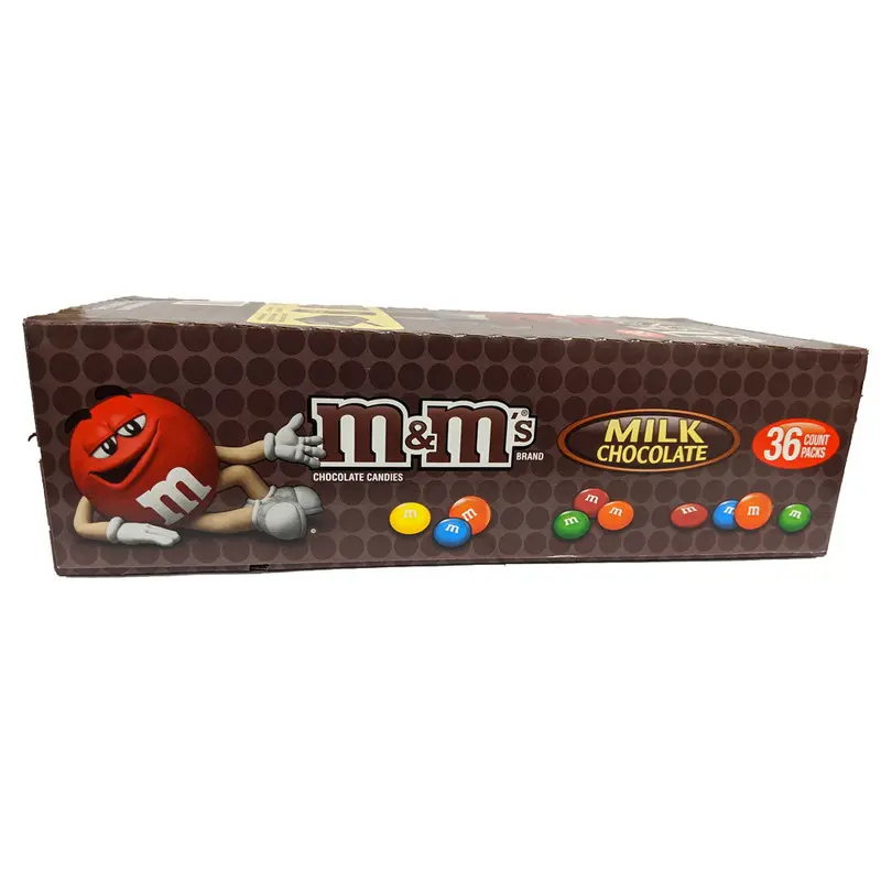 M & M Milk Chocolate 1.69oz Bag or 36 Count Box