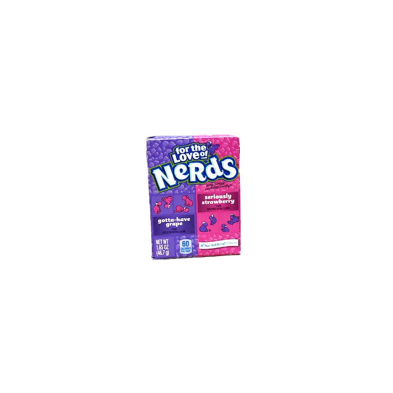 Nerds Grape and Strawberry Duo 1.65oz Box