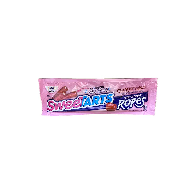 Sweetarts Ropes Original Cherry 1.8oz Pack or 24 Count