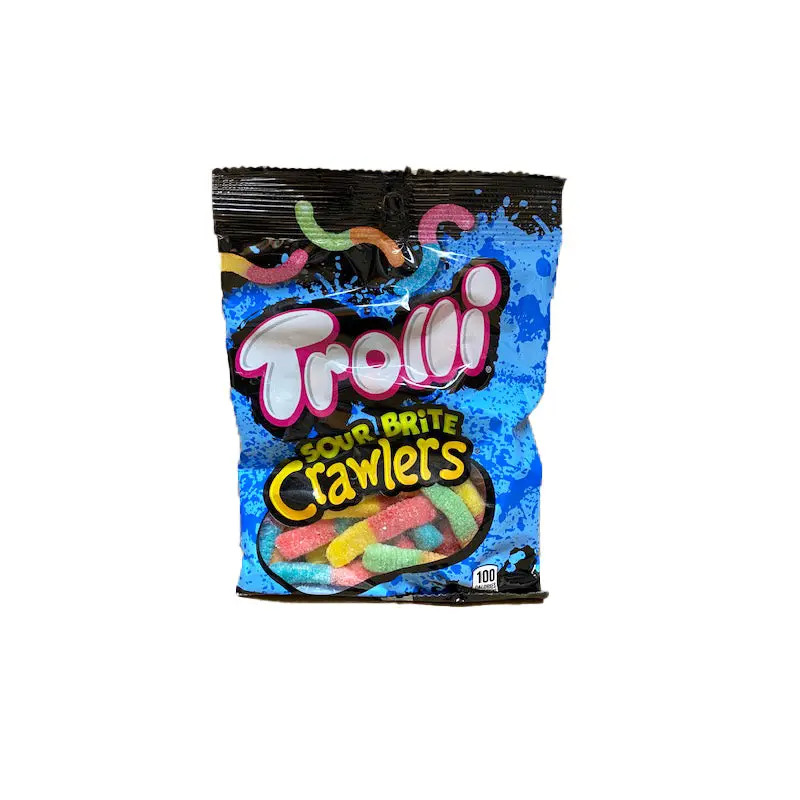Trolli Sour Brite Crawlers Gummi Worms 5oz Bag or 12 Count