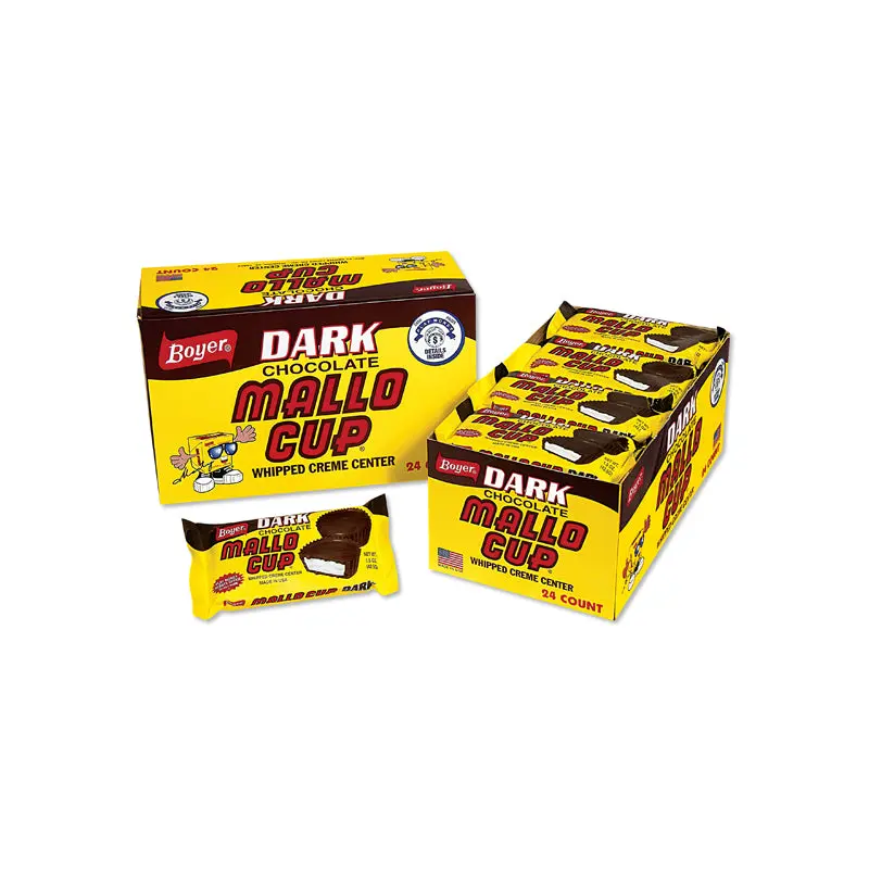 Boyer Mallo Cup Dark 1.5oz Piece or 24 Count Box
